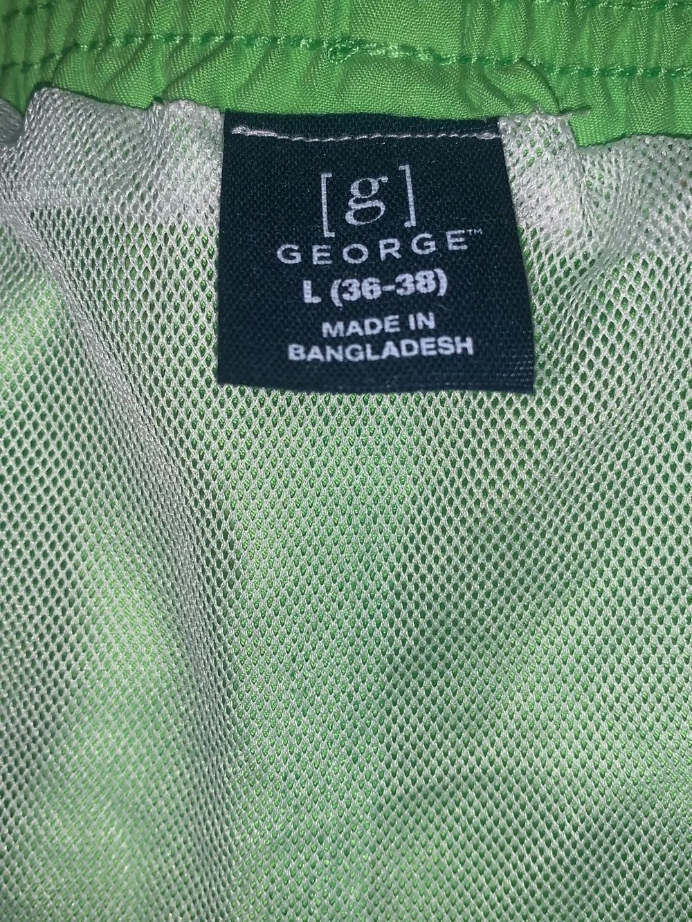George Bright Green Athletic Drawstring Shorts